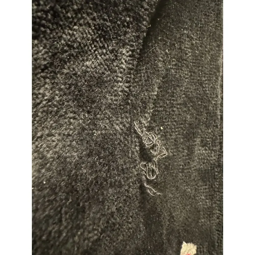 CHARTER CLUB Women's Small‎ Scottie lovers Dog Print Black TOWEL WRAP S *read